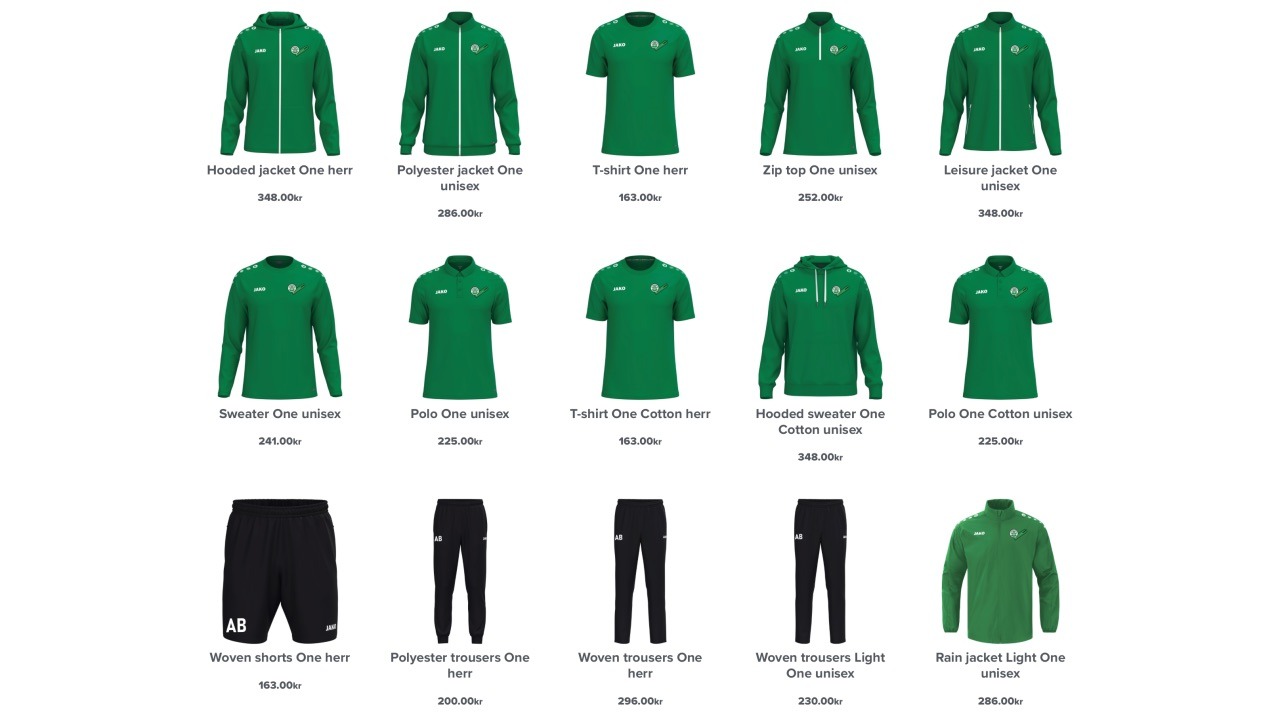 Uppdaterad kollektion i webbutiken